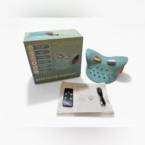 Neck Pillow Massager with Heat and Vibration